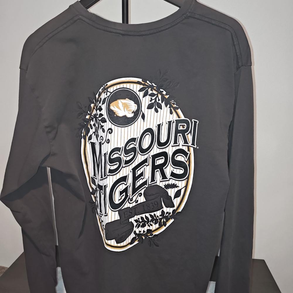 Missouri Tigers Men's Long Sleeve Shirt - Black